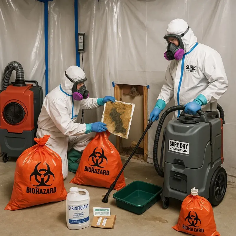 Contaminated Water Handling Protocols process in San Jacinto County, TX