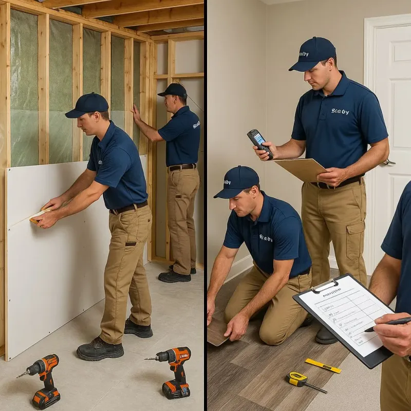 Repairs and Reconstruction process in San Jacinto County, TX