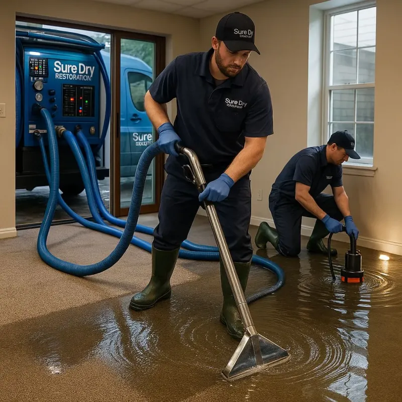 Water Extraction and Removal process in San Jacinto County, TX